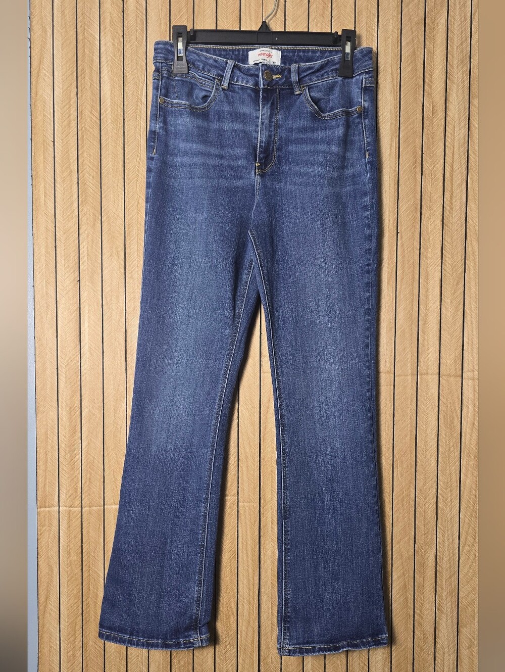 Wrangler Women's Medium Blue Flare Denim Jeans